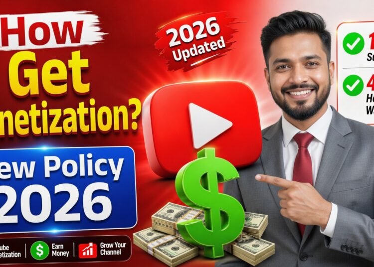 How to Get YouTube Monetization in 2026 (Complete SEO Guide for Fast Approval)